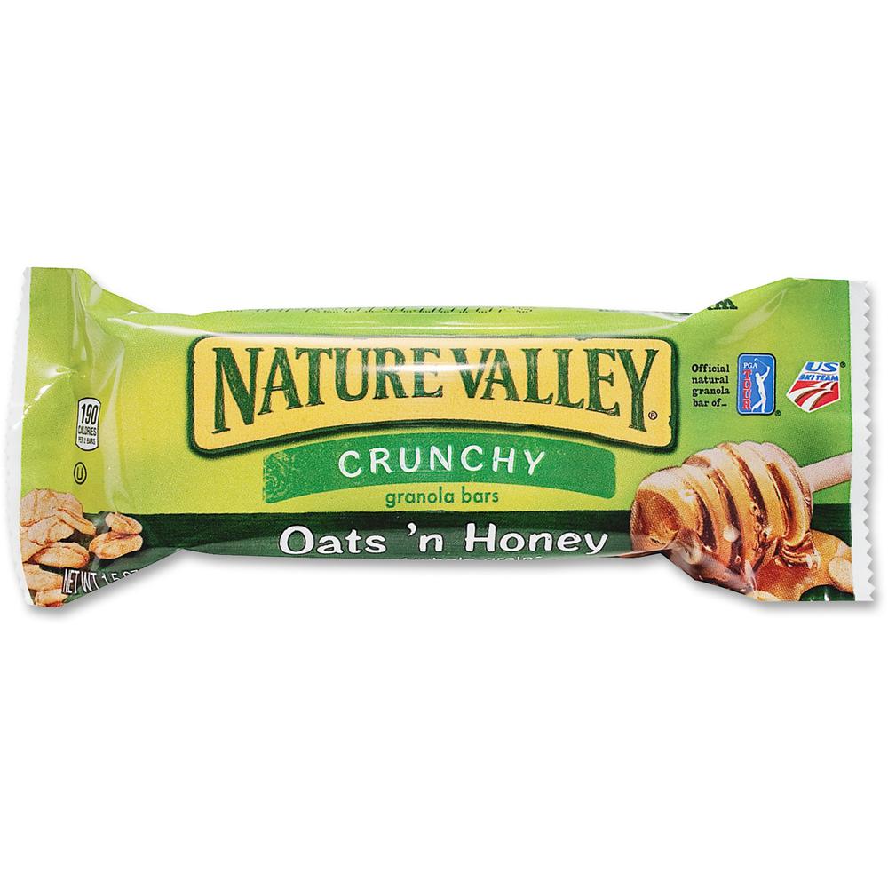 NATURE VALLEY Oats/Honey Granola Bar - Oats 'n Honey - 1.50 oz - 108 / Carton