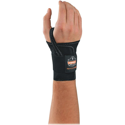 Ergodyne ProFlex 4000 Single-Strap Wrist Support - Right-handed - Black