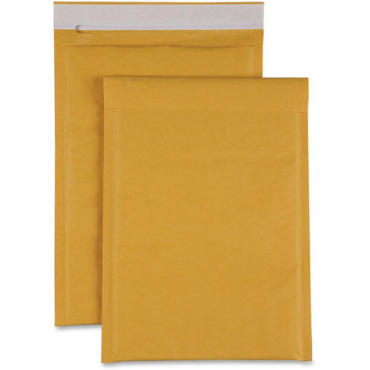 Sparco Size 00 Bubble Cushioned Mailers - Bubble - #00 - 5" Width x 10" Length - Self-sealing - Kraft - 250 / Carton - Kraft