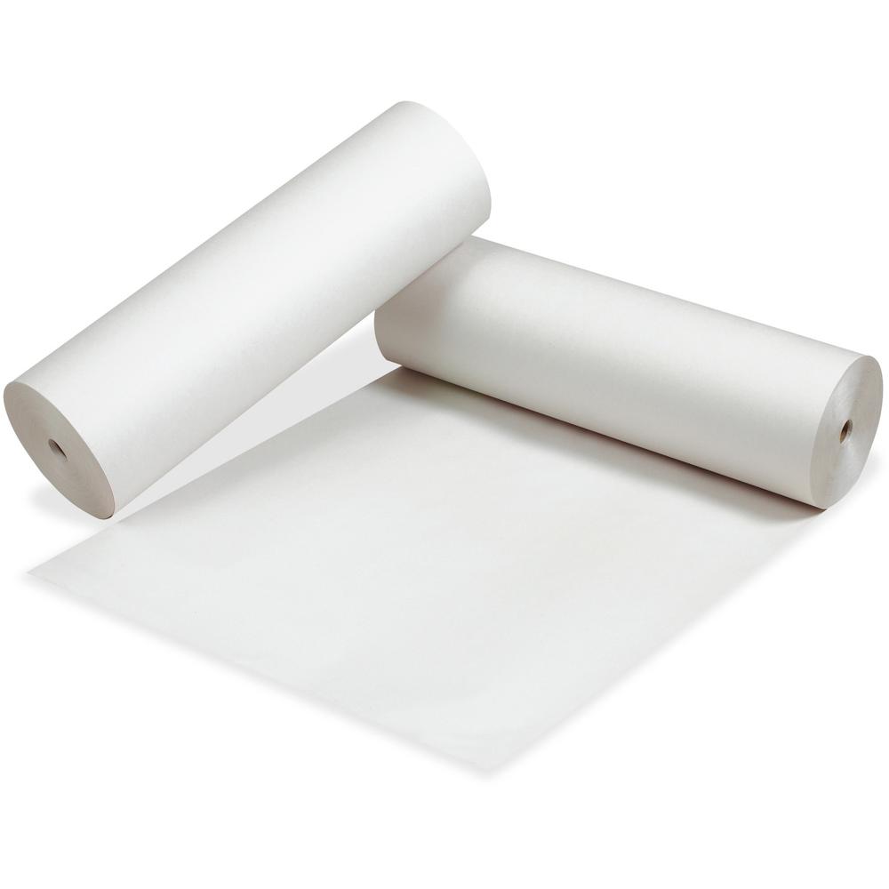 Pacon Newsprint Paper Roll - Art - 7.50"Height x 24"Width x 1000 ftLength - 1 / Roll - White - Paper