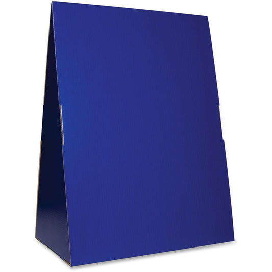 Flipside Spiral-bound Flip Chart Stand - 14" Height x 24" Width x 33" Depth - Floor, Portable, Tabletop - Blue