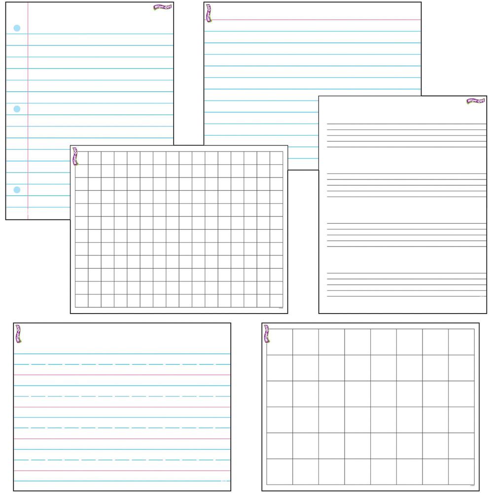 Trend Papers/Grids Wipe-Off Combo Pack