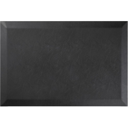 Deflecto Anti-fatigue Standing Mat - Floor - 24" Length x 18" Width x 0.75" Thickness - Rectangular - Black - 1Each