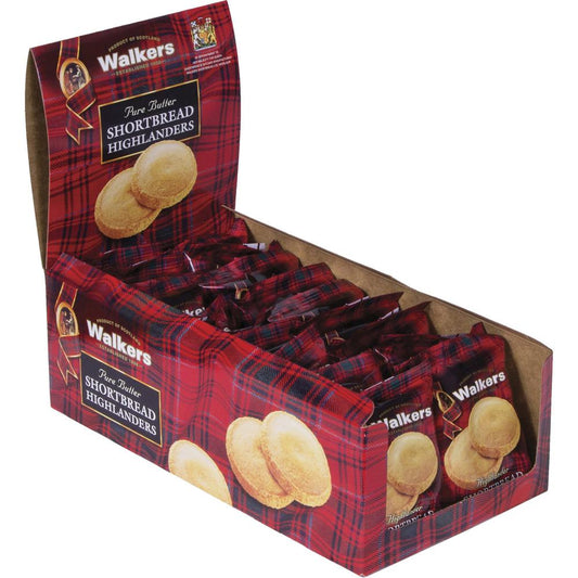 Office Snax Shortbread Highlanders Cookies - Shortbread - 1 / Box