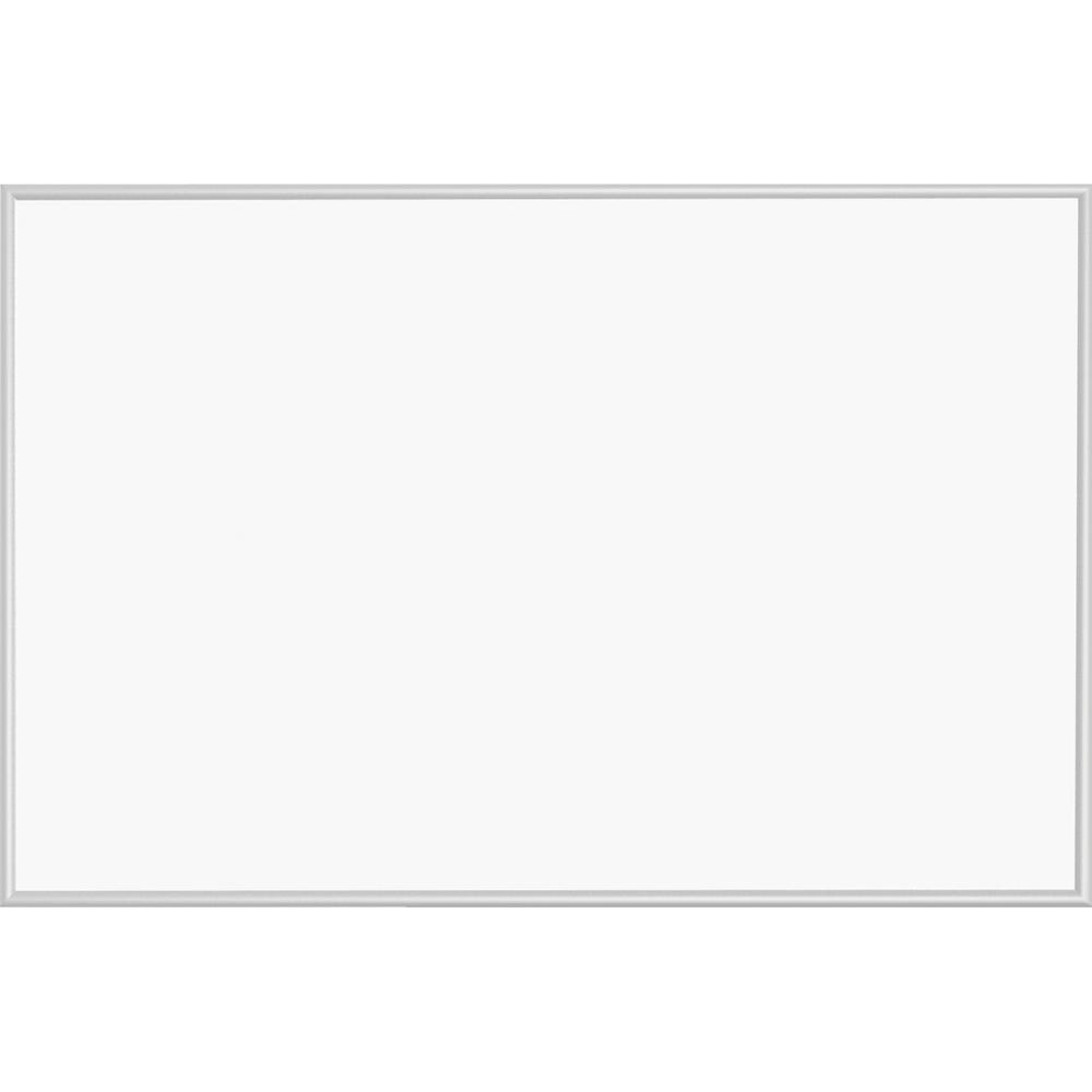 Lorell Aluminum Frame Dry-erase Board - 72" (6 ft) Width x 48" (4 ft) Height - White Styrene Surface - Silver Aluminum Frame - Rectangle - 1 Each