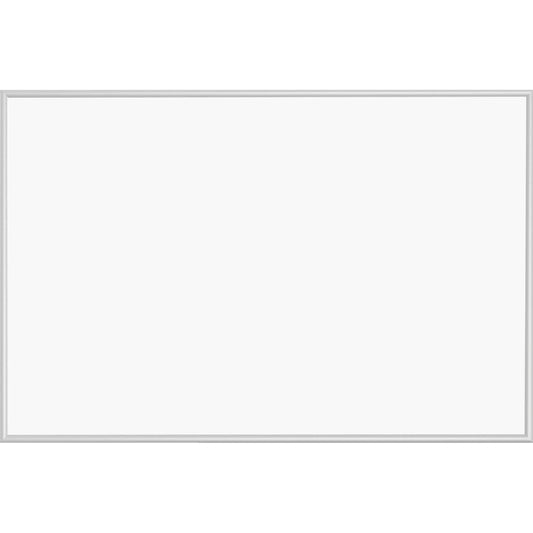 Lorell Aluminum Frame Dry-erase Board - 72" (6 ft) Width x 48" (4 ft) Height - White Styrene Surface - Silver Aluminum Frame - Rectangle - 1 Each