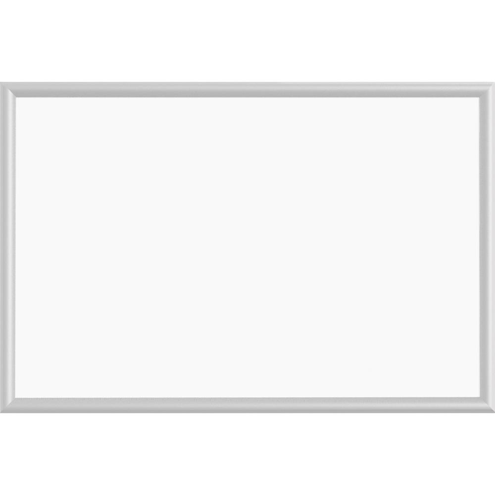 Lorell Aluminum Frame Dry-erase Board - 36" (3 ft) Width x 24" (2 ft) Height - White Styrene Surface - White Aluminum Frame - Rectangle - 1 Each