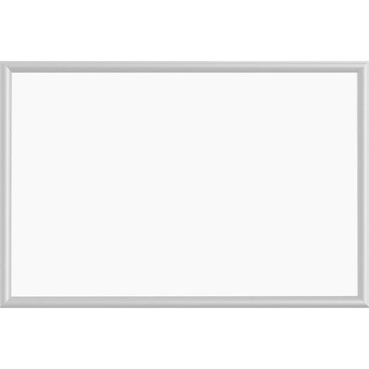 Lorell Aluminum Frame Dry-erase Board - 36" (3 ft) Width x 24" (2 ft) Height - White Styrene Surface - White Aluminum Frame - Rectangle - 1 Each