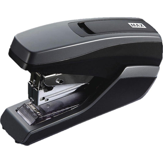 MAX HD-55FL Half-strip Stapler - 35 of 80g/m&#178; Paper Sheets Capacity - 100 Staple Capacity - Half Strip - 24/6mm, 26/6mm Staple Size - 1 Each - Gray, Black