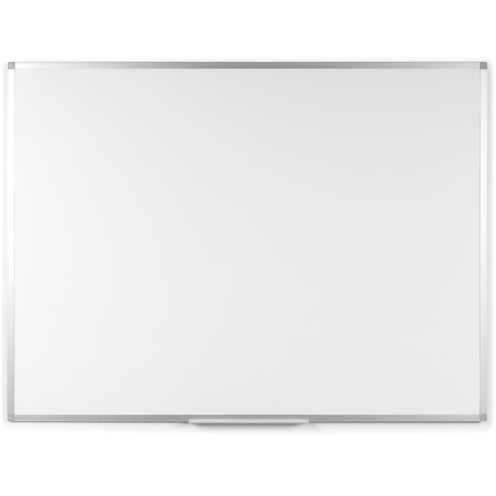 Bi-silque Ayda Melamine Dry Erase Board - 48" (4 ft) Width x 36" (3 ft) Height - Melamine Surface - Rectangle - Horizontal/Vertical - 1 Each