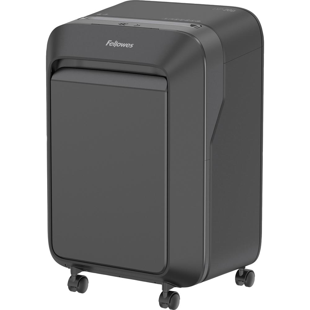 Fellowes Powershred LX210 Micro Cut Shredder - Micro Cut - 16 Per Pass - for shredding Paper, Credit Card, Paper Clip, Staples, Junk Mail - 0.156" x 0.500" Shred Size - P-4 - 7 ft/min - 9" Throat - 20