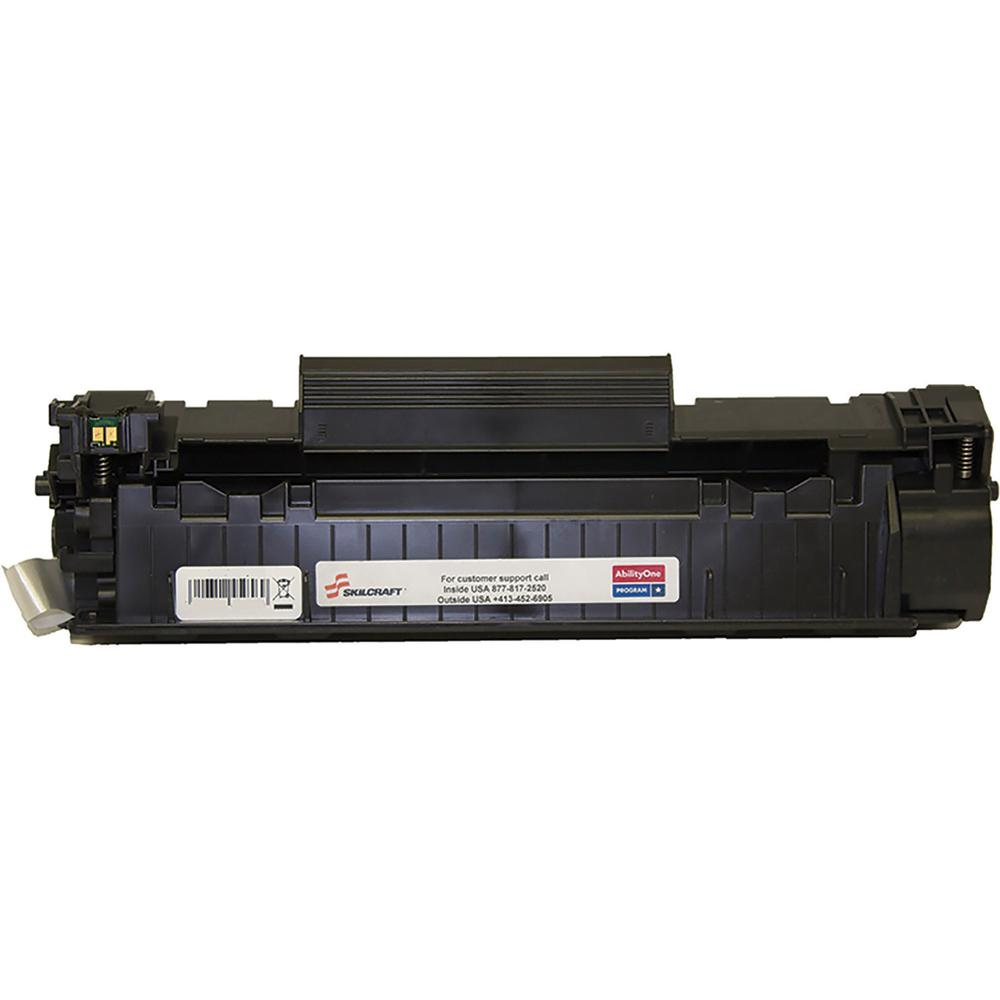 SKILCRAFT Remanufactured Toner Cartridge - Alternative for HP 36A, 36X - Black - Laser - 3000 Pages - 1 Each