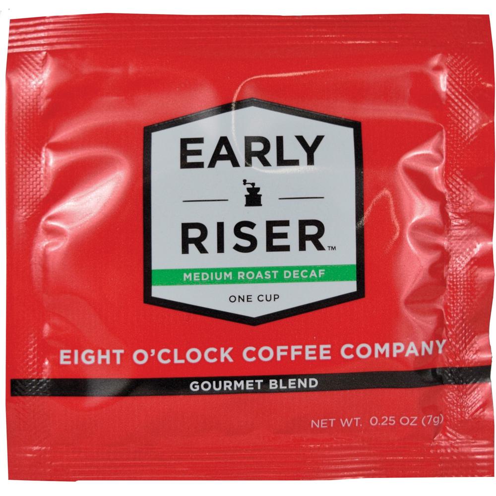 Eight O'Clock Coffee Early Riser Decaf Coffee - Medium - 200 / Carton