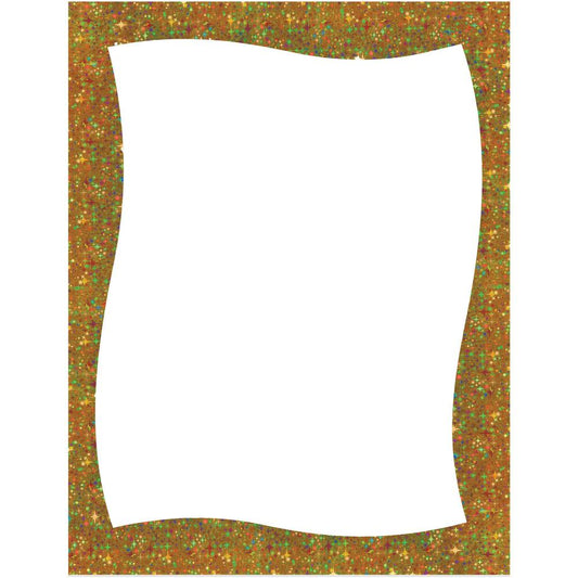 Geographics Galaxy Gold Frame Poster Board - Fun and Learning, Project, Sign, Display, Art - 28"Height x 22"Width - 15 / Carton - Yellow