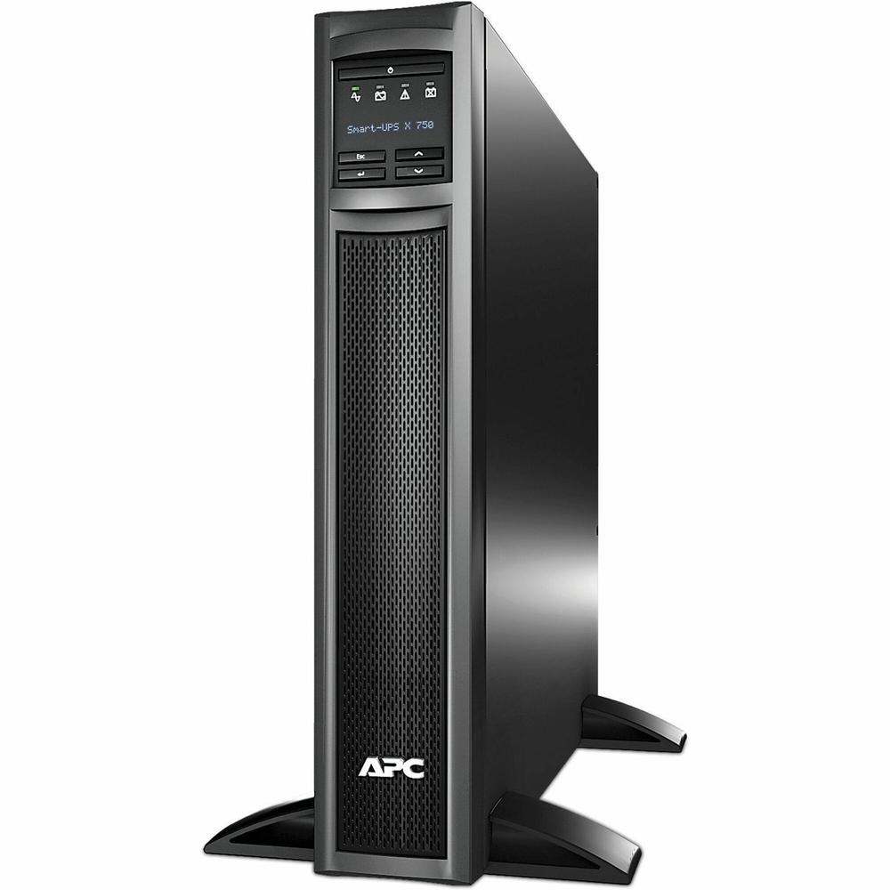 APC by Schneider Electric Smart-UPS X 750VA Tower/Rack 120V with Network Card and SmartConnect - 2U Rack-mountable - 3 Hour Recharge - 12 Minute Stand-by - 120 V AC Output - Sine Wave - Serial Port -