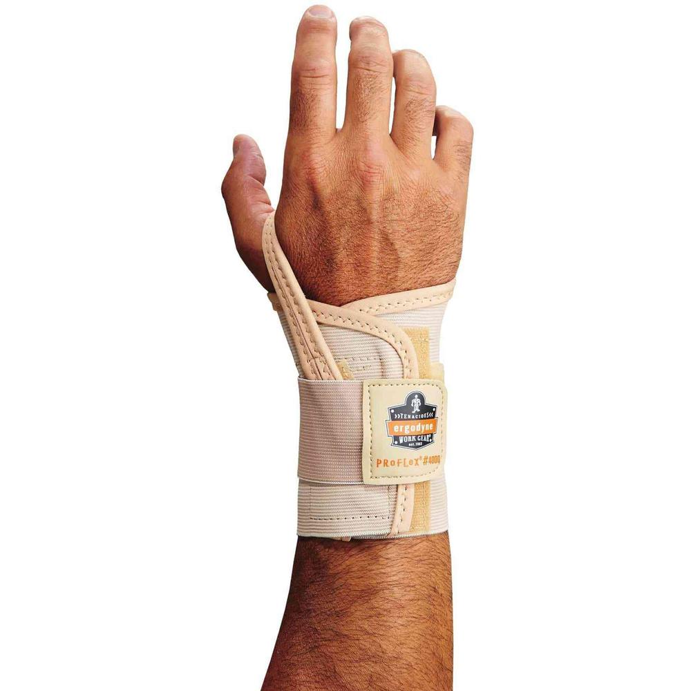 Ergodyne ProFlex 4000 Single Strap Wrist Support - 6" - Tan