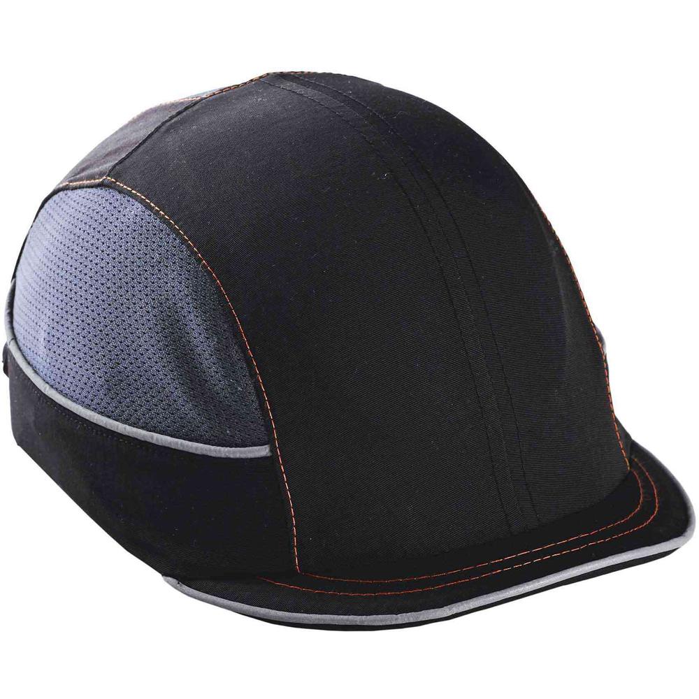 Skullerz 8950 Bump Cap Hat - Recommended for: Industrial, Mechanic, Factory, Home, Baggage Handling - Bump, Scrape, Head Protection - Black - Comfortable, Impact Resistant, Machine Washable, Removable