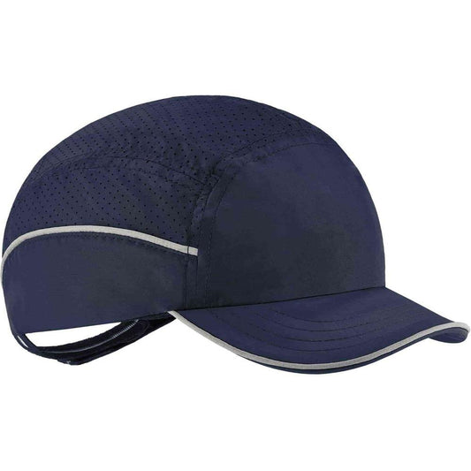 Skullerz 8955 Lightweight Bump Cap Hat - Recommended for: Industrial, Mechanic, Factory, Home, Baggage Handling - Bump, Scrape, Head Protection - Navy - Comfortable, Impact Resistant, Machine Washable