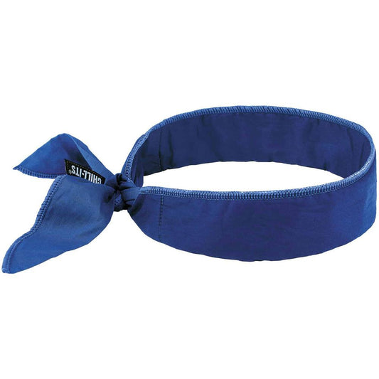 Chill-Its 6702 Cooling Bandana - 12 / Carton - Blue - Polymer