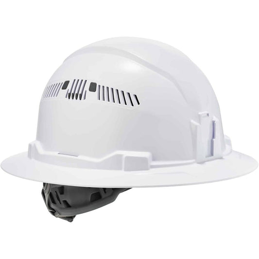 Skullerz 8973 Class C Full Brim Hard Hat - Recommended for: Construction, Utility, Oil & Gas, Construction, Forestry, Mining, General Purpose - Moisture, Odor, Sun, Rain, Eye, Overhead Falling Objects