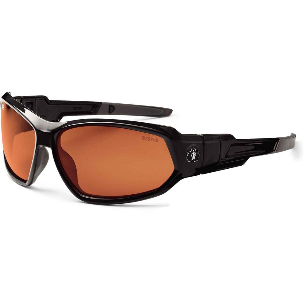 Skullerz Loki PZ Copper Safety Glasses - Black Frame/Copper Lens