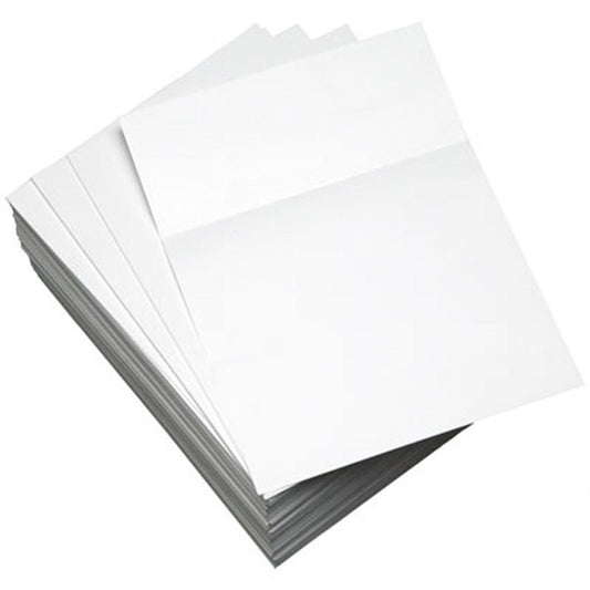 Lettermark Punched & Perforated Papers with Perforations 3-1/2" from the Bottom - White - 92 Brightness - Letter - 8 1/2" x 11" - 24 lb Basis Weight - 90 g/m&#178; Grammage - 2500 / Carton - 2500 Shee