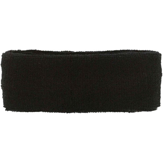 Chill-Its 6550 Head Sweatband - Black - Terrycloth - 24 / Carton