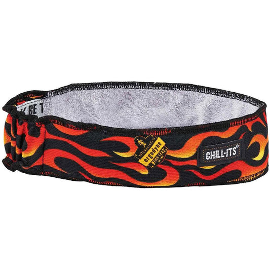 Chill-Its 6605 High-Performance Headband - 6 / Carton - 2" Height x 0.3" Width x 20" Length - Fabric, Elastic