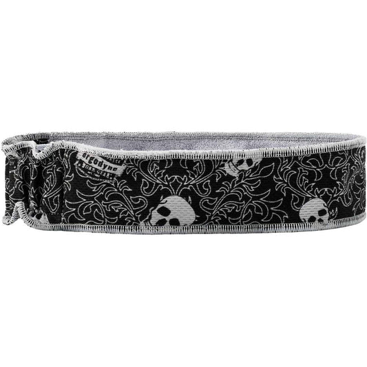 Chill-Its 6605 High-Performance Headband - 6 / Carton - 2" Height x 0.3" Width x 20" Length - Skull - Cloth, Elastic, Fabric