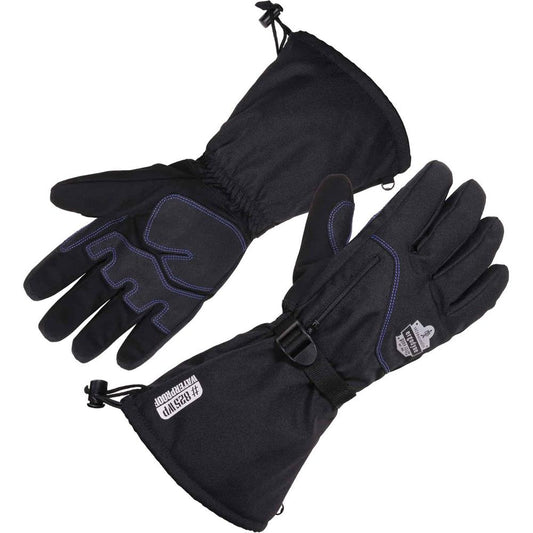 Ergodyne ProFlex 825WP Thermal Waterproof Winter Work Gloves - Thermal Protection - Extra Large Size - Black - Touchscreen Capable - Dual Layer, Water Proof, Wind Resistant, Moisture Resistant, Reinfo