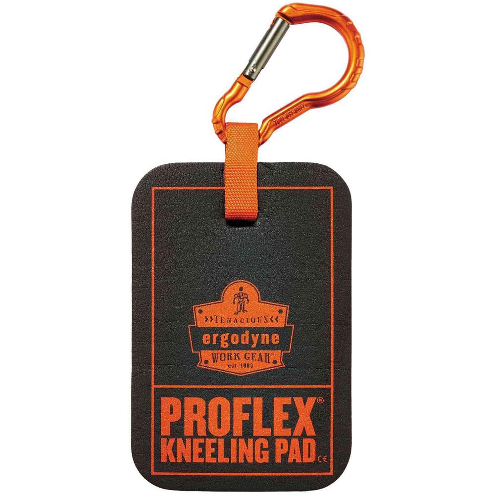 Ergodyne ProFlex 365 Carabiner Mini Kneeling Pad - Black - Nitrile Butadiene Rubber (NBR) Foam