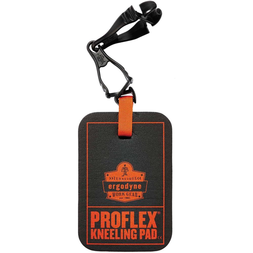 Ergodyne ProFlex 365 Grabber Mini Kneeling Pad - Black - Nitrile Butadiene Rubber (NBR) Foam