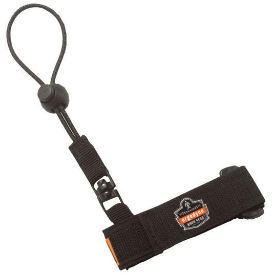 Squids 3115 Wrist Tool Lanyard - 2lbs - 6 / Carton - 2 lb Load Capacity - Small (S)/Medium (M) - Barrel Lock Closure Attachment - 11.3" Height x 1.3" Width x 4" Length - Black - Polyester Webbing