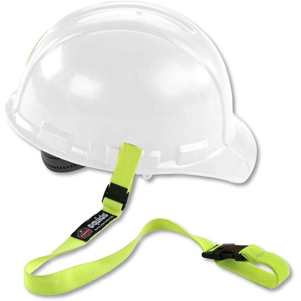 Squids 3150 Elastic Tool Lanyard with Buckle - 2lbs / 0.9kg - 6 / Carton - 2 lb Load Capacity - Buckle Attachment - 8" Height x 2" Width x 48" Length - Lime - Elastic, Plastic