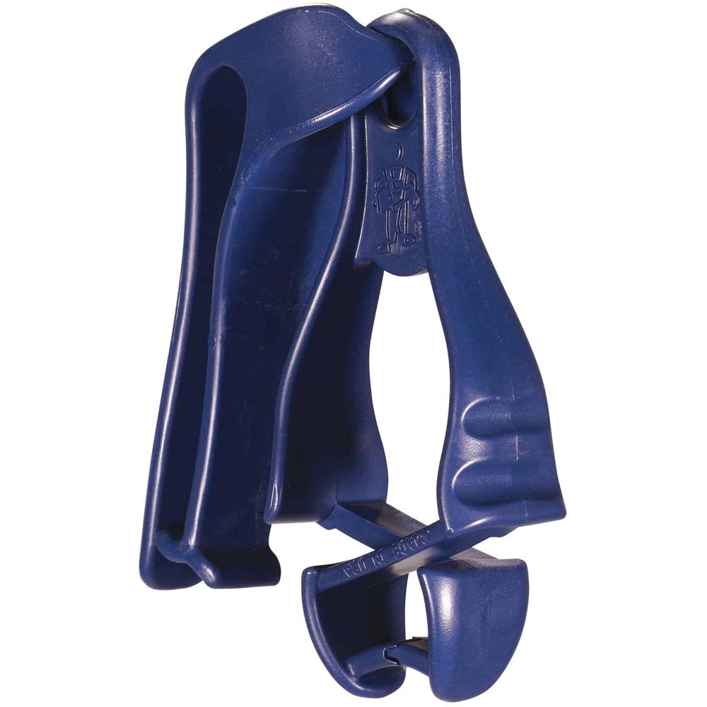 Squids 3405MD Deep Blue Metal Detectable Glove Clip - Belt Clip Mount - 4" Length x 2" Width - for Gloves, Food Processing Plant, Face Mask, Gloves, Key, Personal Protective Equipment (PPE), Towel - D