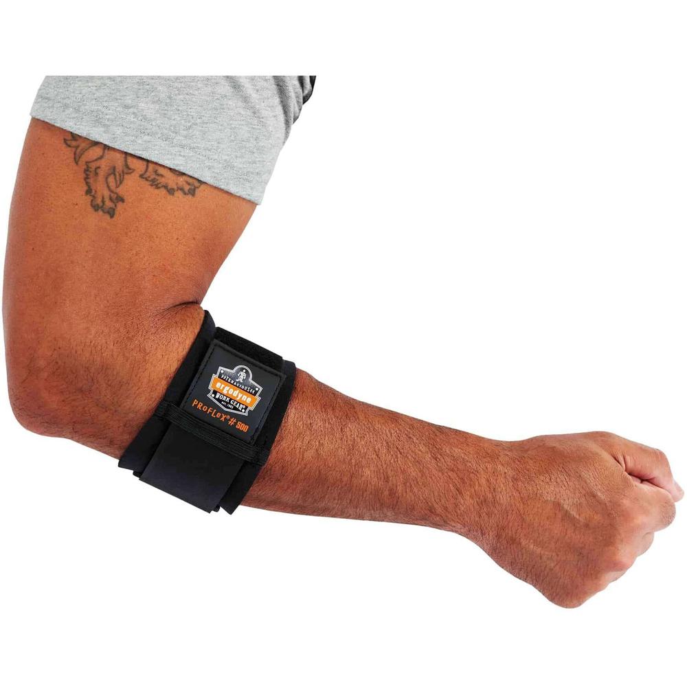 Ergodyne ProFlex 500 Elbow Support - Black - Nylon Laminated Neoprene