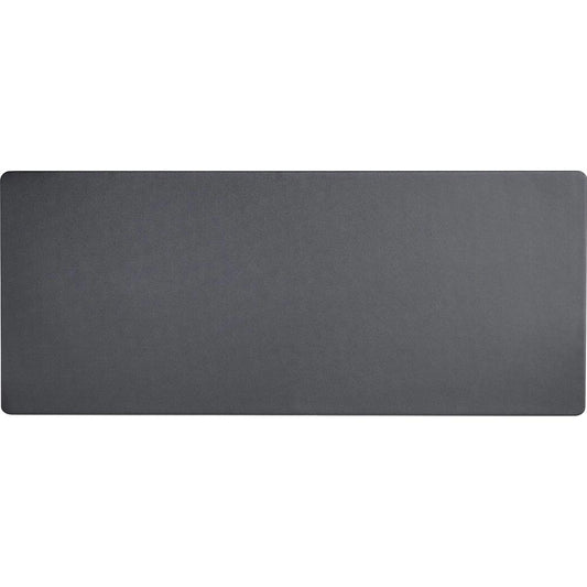 Dacasso Leatherette Keyboard/Mouse Desk Mat - Rectangular - 30" Width - Leatherette, Velveteen - Black