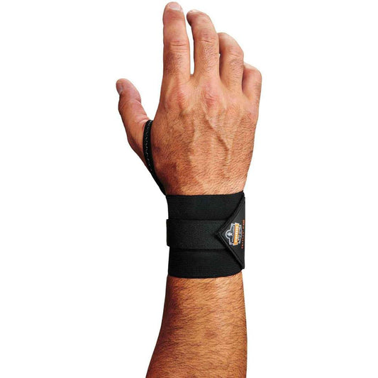 Ergodyne ProFlex 420 Wrist Wrap - Black - Elastic, Woven