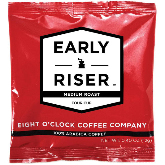 EIGHT O'CLOCK Pouch Early Riser Coffee - 100 / Carton