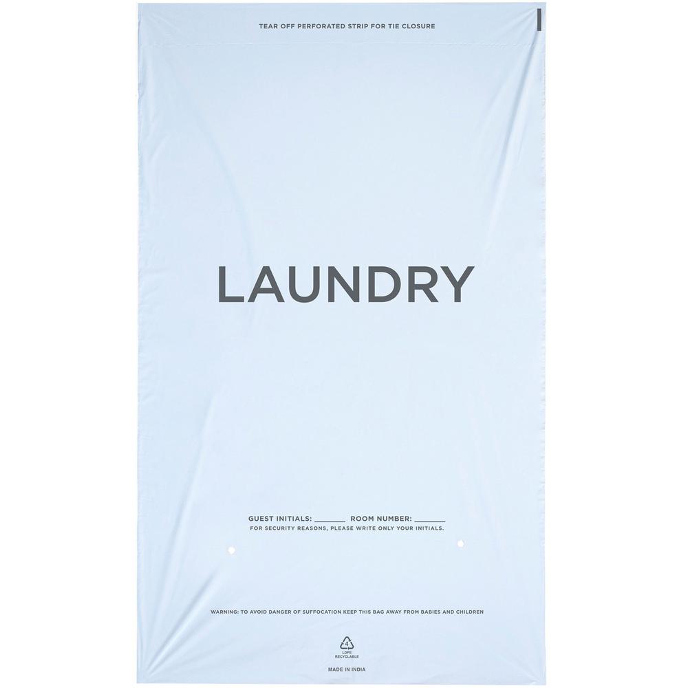 RDI Tear Tape Laundry Bag - 14" Width - Red - 1000/Carton - Laundry