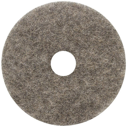 Genuine Joe Floor Pad - 5/Carton - Round x 17" Diameter - Cleaning, Floor - Durable, Long Lasting