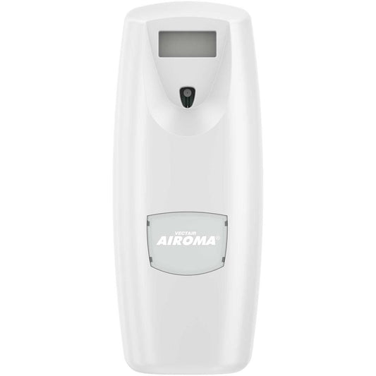 Vectair Systems Airoma Aerosol Air Freshener Dispenser - 60 Day Refill Life - 6000 ft³ Coverage - 1 Each - White