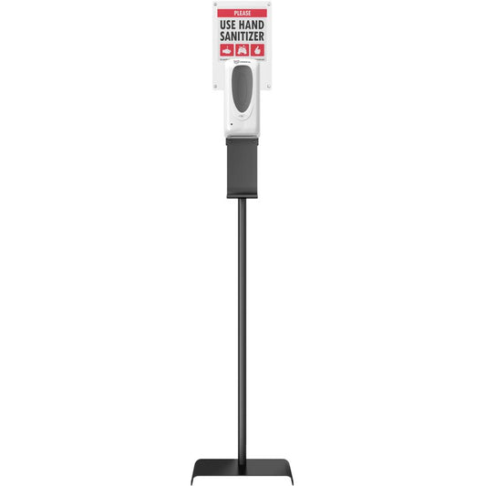 HLS Commercial Floor Stand Sensor Sanitizer Dispenser - Automatic - 1.06 quart Capacity - Support 4 x C Battery - Floor Standing, Touch-free, Refillable, Hygienic - 1Each