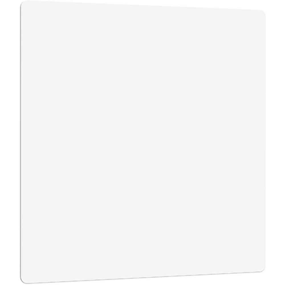 Lorell DIY Frameless Magnetic Glass Board - 36" (3 ft) Width x 36" (3 ft) Height - White Glass Surface - Aluminum Frame - Rectangle - Magnetic - 1 Each