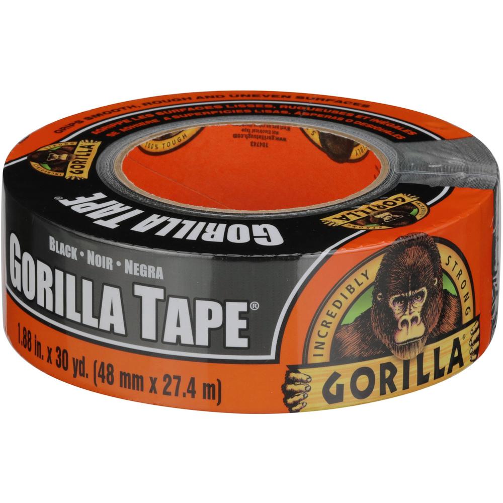 Gorilla Glue Black Tape - 30 yd Length x 1.88" Width - 1 Each - Black