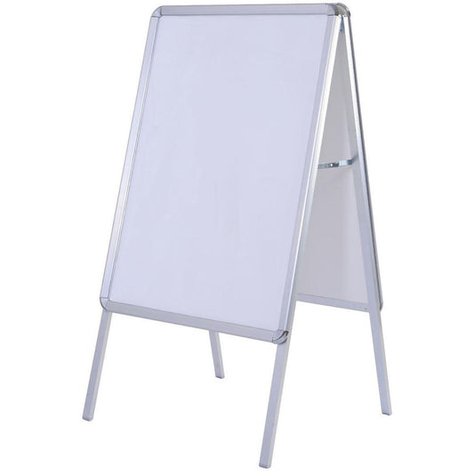 Seco Snap Frame A-board Sidewalk Sign - 1 Each - 28" Width x 22" Height - Rectangular Shape - Yes - Flexible, Strong, Anti-glare, Lockable - Aluminum, Galvanized Steel, Polyvinyl Chloride (PVC)