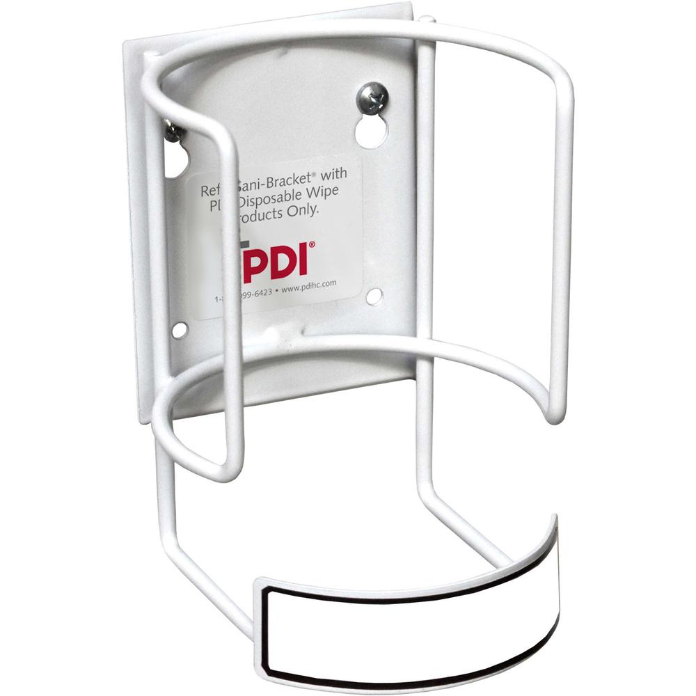 PDI Sani-Bracket Mounting Bracket - White - 1 Each