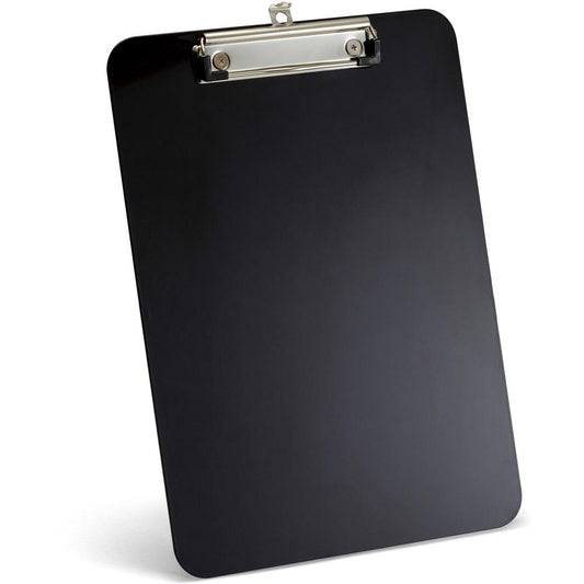 Officemate Magnetic Clipboard - Plastic - Black - 1 Each