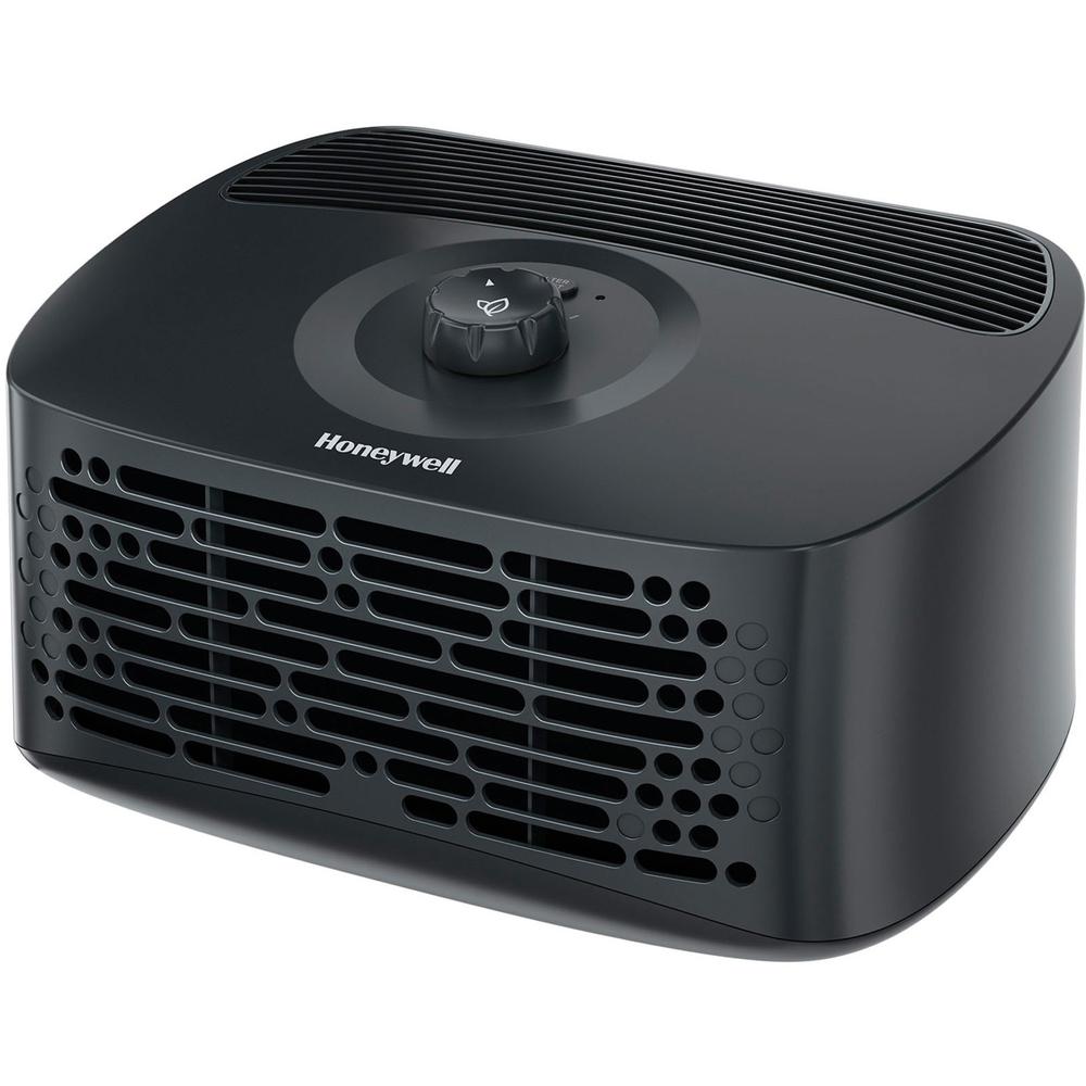 Honeywell True HEPA Tabletop Air Purifier - True HEPA, HEPA, Activated Carbon - 90 Sq. ft. - 695.7 gal/min - Black