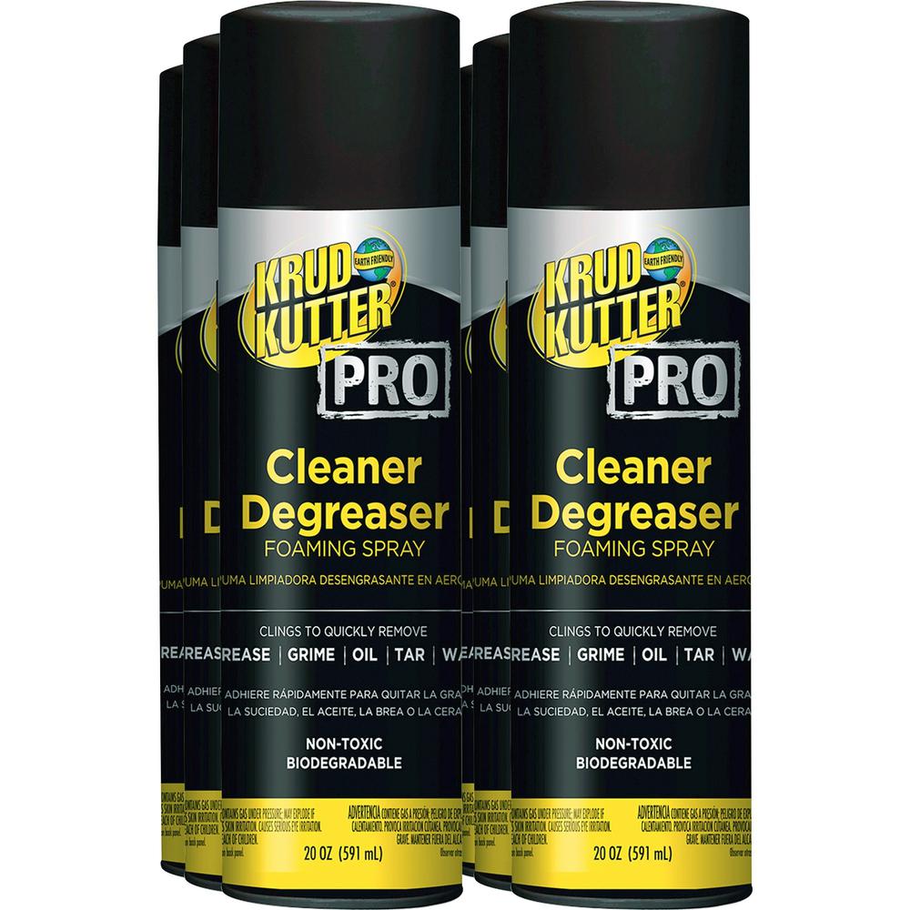 Krud Kutter PRO Cleaner Degreaser - Concentrate - 20 fl oz (0.6 quart) - 6 / Carton - Clear